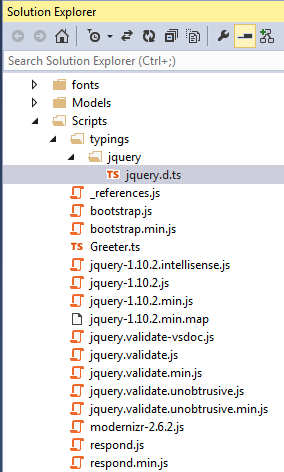 A Definitely Typed declaration file for jQuery.