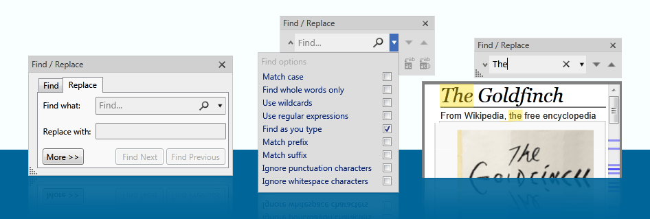RapidFindReplace WPF Controls