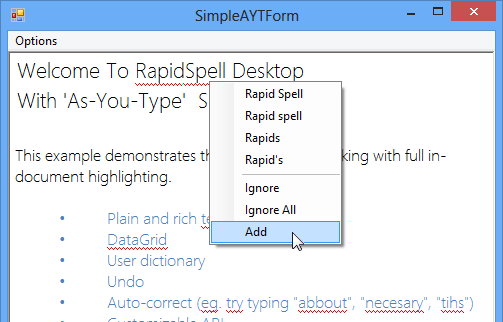 Keyoti RapidSpell Desktop .NET v6.0