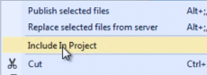 Include in project