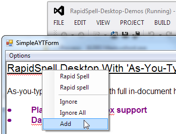 Windows Forms spell checker